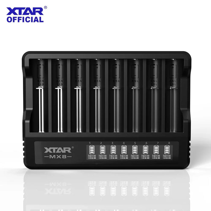 Chargeur intelligent de piles XTAR MX8