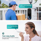 Slimme Wi-Fi-deurbel met 1080p-camera