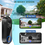 Slimme Wi-Fi-deurbel met 1080p-camera
