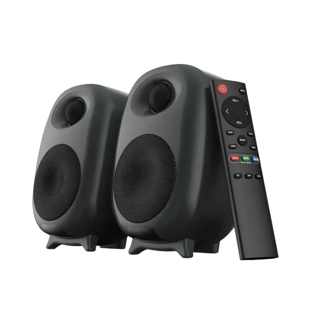Black 60 W Bluetooth soundbar for PC and TV