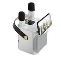 Krachtige Bluetooth-karaokespeaker met twee microfoons