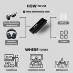 3-in-1 Bluetooth-microfoon HearLink