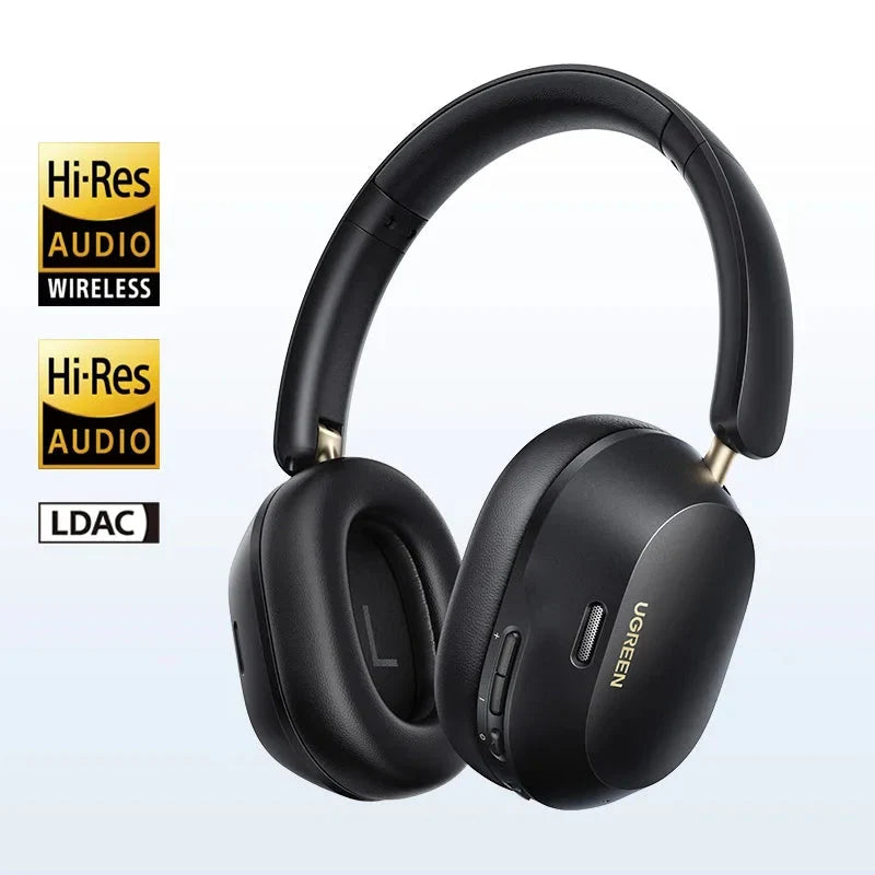 Draadloze Bluetooth-hoofdtelefoon, zwart