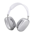 White wireless Bluetooth over-ear headphones