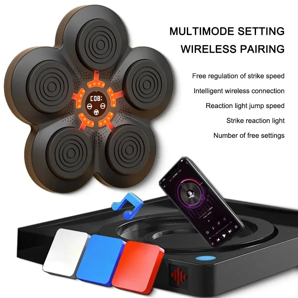 Cible de boxe intelligente avec LED et Bluetooth