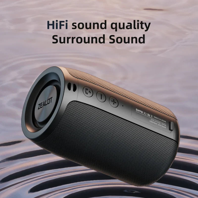 Black mini portable Bluetooth speaker