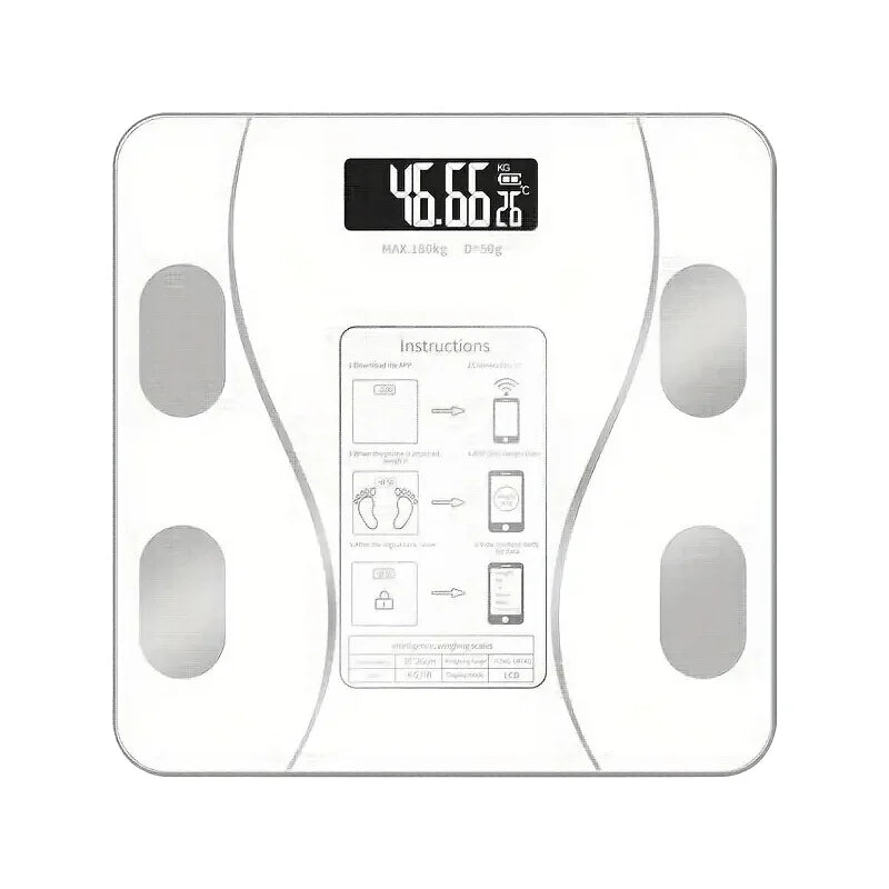 Balance impédancemètre connectée Bluetooth, blanche