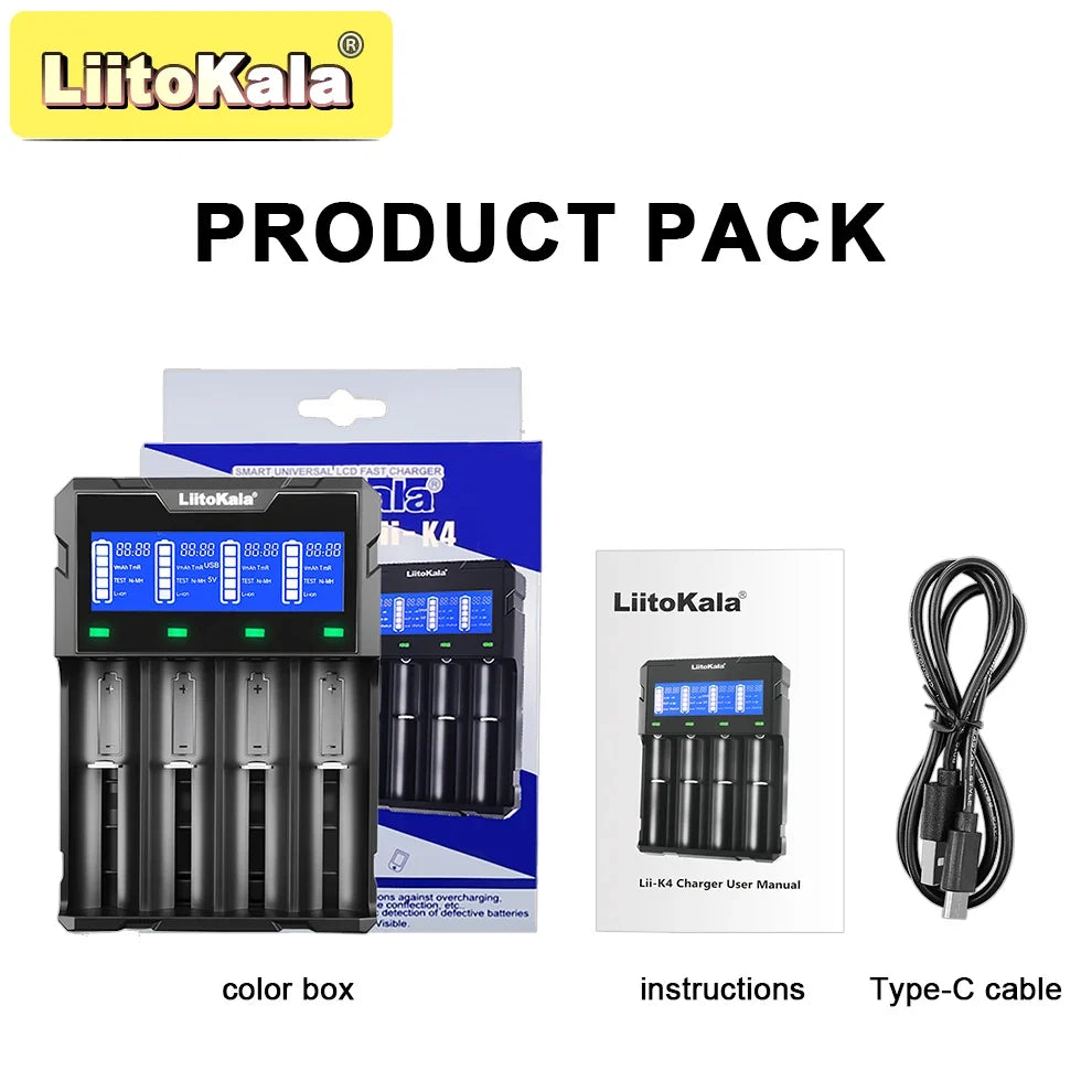 LiitoKala Lii-K4 Smart Charger-1