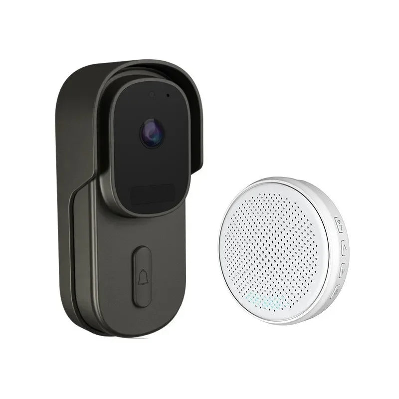 Sonnette connectée avec caméra Wi-Fi 2,4 GHz et résolution 1080p