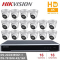 Hikvision 8 MP IP-videobewakingsset met DS-2CD2385G1-I camera