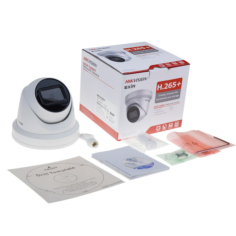 Hikvision 8 MP IP-videobewakingsset met DS-2CD2385G1-I camera