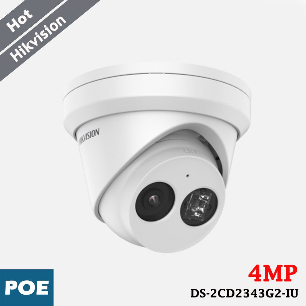 Hikvision AcuSense 4 MP DS-2CD2343G2-IU camera, 2,8 mm, 120 dB WDR en microfoon