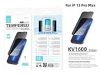Protetor de ecrã premium para smartphone Techancy, protetor de privacidade, KV1600, compatível com iPhone 13 Pro Max-2