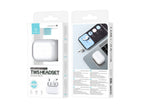 Écouteurs Techancy TWS KP2708 Bluetooth 5.3 blancs, jusqu'à 5 h de lecture