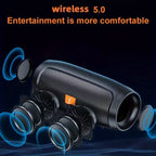 Wireless dual-subwoofer speaker for home or car