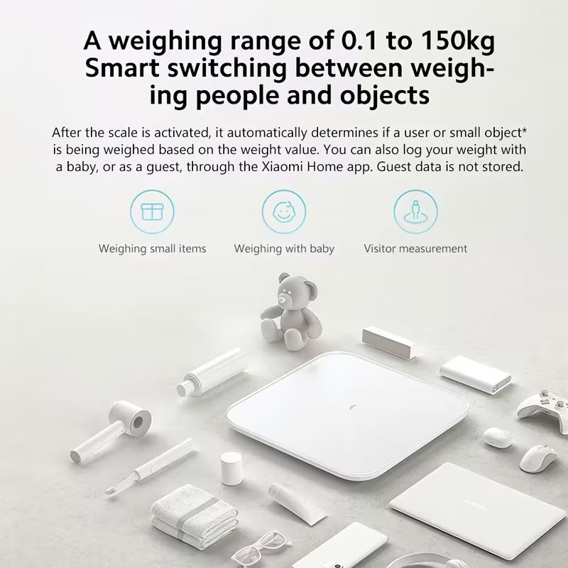 Smart digital scale with BMI measurement