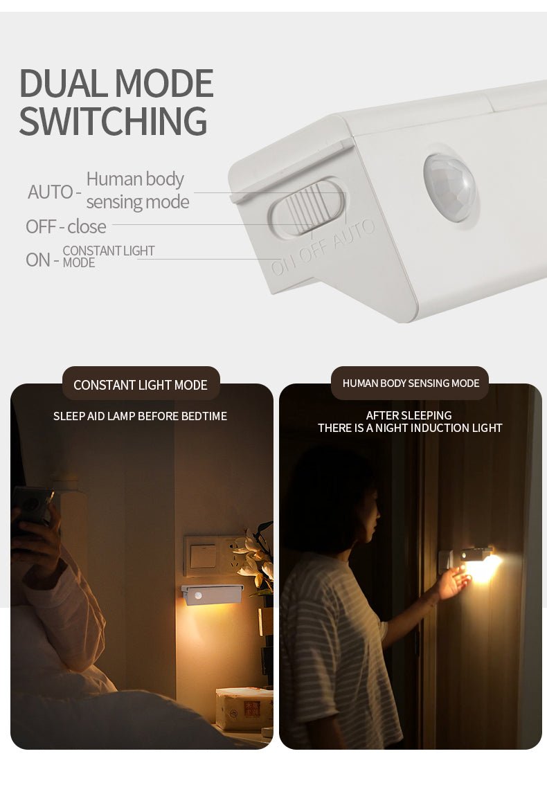 Slimme magnetische wandlamp met bewegingssensor